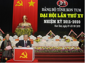 Đồng chí Nguyễn Văn Hùng tái đắc cử chức Bí thư Tỉnh ủy Kon Tum